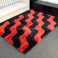 Polyester Soft &amp; Silk Shaggy Nieuwste 3D Design Rug